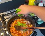 Foto del paso 5 de la receta: Pollo con durazno 🍑, Chifa 💚