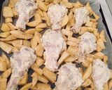 Mézes mustáros comb fűszeres burgonyával recept fázis 3 fotója