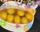 Hình bước làm 4 của món Panna cotta thạch trà đào 🍑
