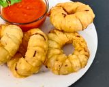 रिंग समोसे /डोनट समोसे (ring samose/ donut samose recipe in Hindi) रेसिपी चरण 8 फोटो