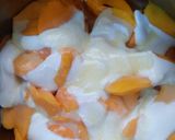 A picture of step 1 of Mango milkshake.