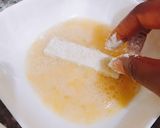 A picture of step 3 of Crunchy coconut yam fries.