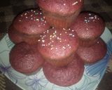A picture of step 3 of Red velvet cupcakes.