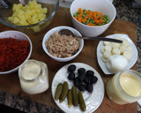Foto del paso 1 de la receta: Ensaladilla especial con remolacha y palmitos