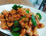รูปขั้นตอนการทำที่ 2 ของ หมูสะดุ้ง
