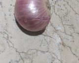 A picture of step 2 of Hara Dhania Aloo.