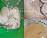 Foto langkah ke 3 dari resep Puding Brownies with Dalgona Ovaltine & Marie Biscuit.