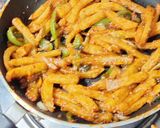 A picture of step 5 of Honey Chili Potato.