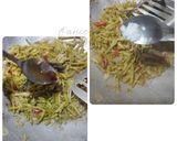 Foto langkah ke 3 dari resep Tumis Bunga Pepaya.