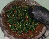 Foto langkah ke 4 dari resep Pencok kacang panjang#PR_kacang panjang.