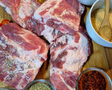 Foto del paso 1 de la receta: Costilla de cerdo en salsa bbq con corteza caramelizada