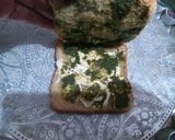 A picture of step 2 of Green Chatni patties.