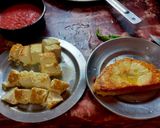 A picture of step 2 of Satvik Kadai Paneer.