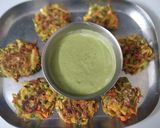 A picture of step 6 of Healthy Veggie Pancakes.