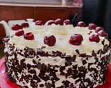A picture of step 14 of Black forest cake.