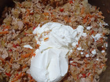 Tarta de atún con queso crema