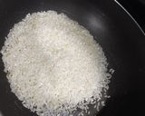 A picture of step 1 of Ground Rice flour Ladoo.