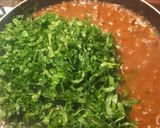 A picture of step 4 of Spinach nyama,.