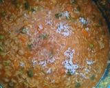 A picture of step 11 of Bisi Bele Bath (south indian spiced khichadi).