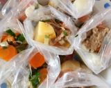 Foto langkah ke 5 dari resep Sup Daging Telur Puyuh MP ASI 11 Bulan.