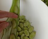Foto del paso 1 de la receta: Ensalada de habas y cebolla