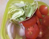 A picture of step 1 of Veggie burger.