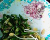 Foto langkah ke 2 dari resep Oseng Kacang panjang dan Tempe.