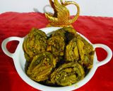 પાત્રા (અળવી ના પાન વ્હીલ ભજિયા) રેસીપી સ્ટેપ4ફોટો
