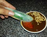 A picture of step 7 of Quick Vegetarian Spring Rolls.