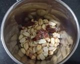 A picture of step 2 of Chestnut peanut salad (healthy).