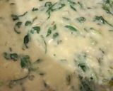 A picture of step 6 of Methi malai matar.