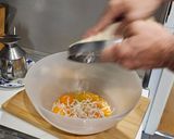 Foto del paso 5 de la receta Pasta con Bacon y Salsa Carbonara de Huevo
