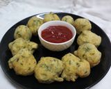 A picture of step 5 of Methi Mirchi Pakoda.