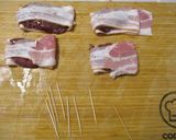 Baconba 🥓 Tekert 🌀 Csirkemáj 🐔💥 recept fázis 1 fotója