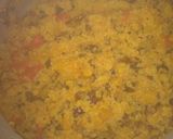 A picture of step 4 of Moringa Pumpkin khichdi.