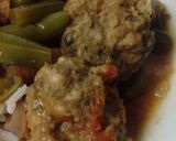 Foto del paso 11 de la receta: Albóndigas en salsa con panceta y chauchas