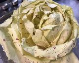 Une image de l'étape 1 de Salade multicolore de castelfranco aux tomates, carottes, jambon et chèvre frais.