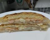 Foto del paso 8 de la receta: Arepa🫓de maíz🌽peto con relleno🥓hawaiano🧀🍍🥯