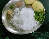 A picture of step 1 of Sago Appe/Sabudana Vada.