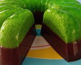 Foto langkah ke 7 dari resep Puding Pandan Lumut Tiramisu.