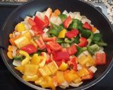Foto del paso 3 de la receta Pollo con verduras y almendras