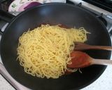 Foto del passaggio 9 della ricetta Chitarrine al sugo con polpettine di melanzane