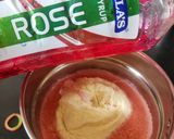 A picture of step 2 of Watermelon Rose Condensed Milk Ice cream - Summer Special.