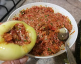 Foto del paso 10 de la receta: Pimientos rellenos con carne y arroz