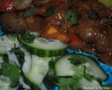 A picture of step 15 of Persian lamb kidneys with tomato sauce.