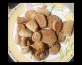 Bake and fried semolina chin chinmatakin girki6 hoto