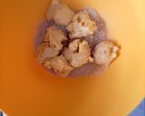 A picture of step 3 of Benne Wafers.