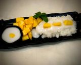 A picture of step 2 of Sweet Sticky Rice with Coconut and Mango.