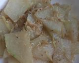 A picture of step 3 of WINTER MELON with DRIED SHRIMP.