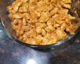 A picture of step 5 of Masala chicken boti.
